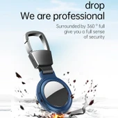 Alüminyum Alaşımlı Darbeye Dayanıklı Koruyucu Kılıf AirTag Mor - 7