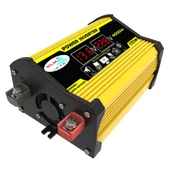 Legend II Nesil 12V den 220V ye 4000W Modifiye Kare Dalga Araç Güç İnvertörü Sarı - 1