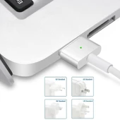 MacBook için 85W 20V 4.25A 5 Pin MagSafe 2 Güç Adaptörü 1.6m Kablo AU Priz - 6