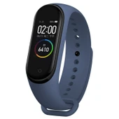 Xiaomi Mi Band 6 Uyumlu Silikon Saat Kayışı Gece Mavisi - 2