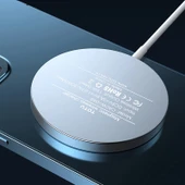 TOTUDESIGN Glory Serisi 15W Maksimum Manyetik Kablosuz Şarj Cihazı Beyaz - 2