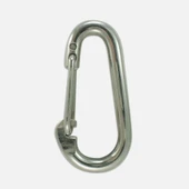Baş Zincir Karabina Yaylı 5 mm Galvanizli 2 Adet - 3