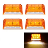 4 Parça ZS-6001 DC24V Araç Kamyon Yan Gösterge Lambası Sarı Işık - 1