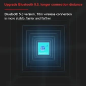 K10 10W Bluetooth 50 Taşınabilir El Tipi Kare Dans Bluetooth Hoparlör Siyah - 8