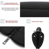 3 in 1 Siyah Neopren USB Disk Saklama Çantası - 5