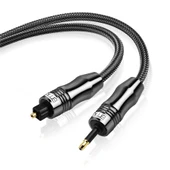 EMK Dijital Optik Ses Kablosu Toslink Mini Toslink 1.5 Metre 6.0mm - 5