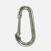 Baş Zincir Karabina Yaylı 6 mm Galvanizli 2 Adet - 1