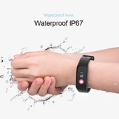 TLW B1 Plus Fitness Bileklik Kirmizi 096 Inç Renkli Ekran Bluetooth 40 IP67 Suya Dayanikli Kalp Atis ve Uyku Takip - 8