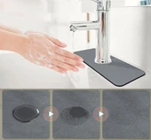 Su Emici Sihirli Mutfak Banyo Musluk Matı Lavabo Kenar Matı - 3