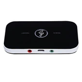 B6 Bluetooth 2'si 1 Arada Ses Alıcı Verici Müzik Adaptörü - 2