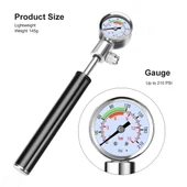 Taşınabilir Yüksek Basınçlı Mini Dağ Bisikleti Pompası ve Yapıştırıcısız Lastik Tamir Kutusu - 4
