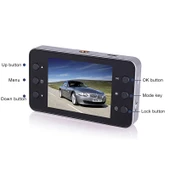 K6000 2.3 İnç 90 Derece Geniş Açı Full HD 720P Araç Kamerası TF Kart Destekli 32GB Maksimum Hareket Algılama 2 Gece Görüş Işığı - 3