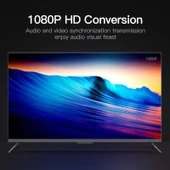 26cm HDMI to VGA Video Dönüştürücü Kablo 3.5mm Ses Çıkışı Destekli Full HD 1080P Siyah - 9