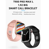 T900 PRO MAX L Buyuk Ekran Suya Dayanikli Akilli Saat Yesil - 4