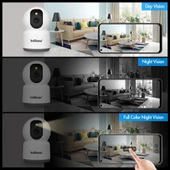 SirHome SH038 5MP QHD 5G WiFi IP Kamera Beyaz UK Priz - 6