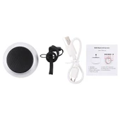 Mini Metal Kablosuz Bluetooth Hoparlör Gümüş Led Gösterge Eller Serbest - 5