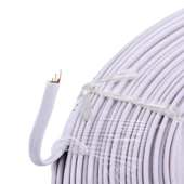 RJ11 Telefon Kablosu 4 Çekirdek 100 Metre Beyaz - 5