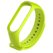 Xiaomi Mi Band 3 Uyumlu Yeşil Silikon Saat Kayışı - 1