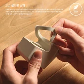 Retro Stil Silika Jel Apple Watch Şarj Standı Tutucu Siyah - 5