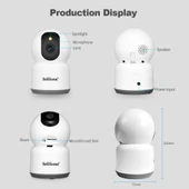 SirHome SH038 5MP QHD 5G WiFi IP Kamera Beyaz UK Priz - 7