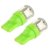 T10 Yeşil 5 LED 5050 SMD Araç Sinyal Ampulü Çift - 3