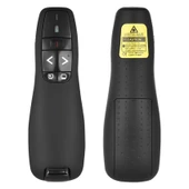 Multimedya Sunum Kumandası Lazer İşaretçi USB Alıcılı Siyah 15 Metre Kontrol Mesafesi R400 - 2