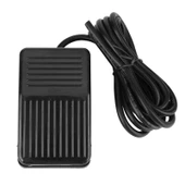 TFS-01 Model AC 250V 10A Kaymaz Plastik Kasa Ayak Kontrollü Pedal Anahtarı 1 Metre Kablo Siyah - 1
