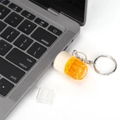 Bira Anahtarlık Tasarımlı 16GB USB Flash Bellek - 6