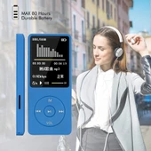Moda Taşınabilir LCD Ekran FM Radyo Video Oyunları Film MP3 MP4 Çalar Mini Walkman Pembe 8GB - 3