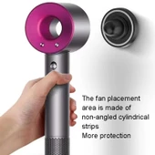 Dyson Saç Kurutma Makinesi İçin Duvara Monte Manyetik Fön Tutucu Nozzle Depolama Askısı - 7