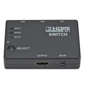 Full HD 1080P 3D HDMI 3x1 Anahtarlayıcı IR Kumandalı - 3