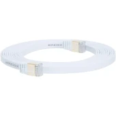 Altın Kaplama Uçlu CAT7 Yüksek Hızlı 10Gbps Ultra İnce Düz Ethernet RJ45 Ağ LAN Kablosu 25 Metre - 2