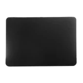 MacBook Air 13.3 inç A1466 2012-2017 ve A1369 2010-2012 Siyah Mat Sert Plastik Koruyucu Kılıf - 4