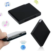 Kablosuz Bluetooth Müzik Alıcısı Siyah iPhone 4 4S iPad 2 3 iPod Uyumlu - 3