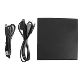 USB İnce Taşınabilir Optik Sürücü DVD-RW Siyah - 2