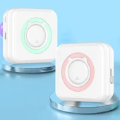 C15 Mini Öğrenci Bluetooth Kablosuz Termal Fotoğraf Etiket Yazıcısı Pembe 5 Sticker 5 Kağıt - 2