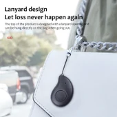 Beyaz Mini Akıllı GPS Takip Cihazı Pil Dahil Su Geçirmez Bluetooth Anahtar Cüzdan Çocuk Takip Cihazı - 4