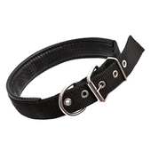 Köpük Pamuk Polyester Evcil Hayvan Boyun Tasması Siyah 3.5cm x 57cm - 3