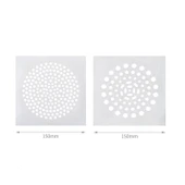 FASOLA 15li Paket Küçük Delikli Tek Kullanımlık Lavabo Süzgeci Nonwoven Zemin Drenaj Filtresi - 2