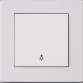 Karen Modern Beyaz Zil Anahtarı Seti (Çerçeveli) Tasarım Anahtar - 1