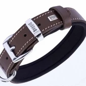 Doggie Konfor Deri Köpek Boyun Tasması Kahverengi 2,5x37 45 Cm thumbnail 2