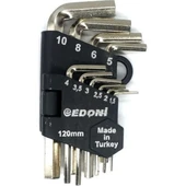 Edoni EAS 120 Nikel Allen Seti 10 Parça - 1