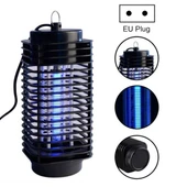 3W Mikrodalga Elektrikli Sivrisinek ve Böcek Öldürücü Tuzak Lambalı AC 220V EU Fiş Siyah - 1