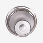 Akıllı Versiyon Çift Katmanlı 304 Paslanmaz Çelik Beyaz Termos Kupa 380ml - 5