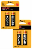 Xtralife Alkalin Kalem Pil AA 4 Adet Kodak Kaliteli Uzun Ömürlü 1.5 V Kalem Pil Orjinal Kumanda Fener Saat Cihazlar - 1