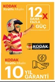 Xtralife Alkalin Kalem Pil AA 2 Adet Kodak Kaliteli Uzun Ömürlü 1.5 V Kalem Pil Orjinal Kumanda Fener Saat Cihazlar - 2