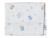 Bebek Müslin Battaniye Tek Kat Pamuklu Balonlu Kuş Desen 85x90 cm 1–12 Ay - 9