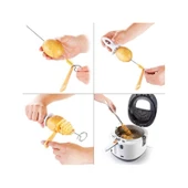 Spiral Patates Dilimleyici Aparat Çubukta Patates Cips Yapma - 2