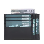 Zip Deri Fermuarlı Kartlık ZPCH RST1 Siyah - 4