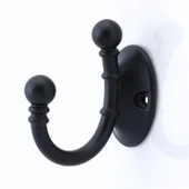 Vestiyer Dolap Askılık Askılığı Duvar Banyo Mutfak Elbise Kıyafet Çanta Askısı Askı Siyah - 3